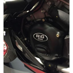 R&G Aprilia RSV4/Tuono V4 Black Engine Case Cover Kit (Race)