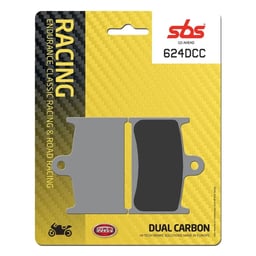 SBS Dual Carbon Classic Road Race Brake Pads - 624DCC