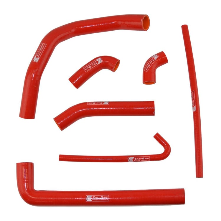 Eazi-Grip Ducati 899 959 1199 1299 Panigale Red Silicone Hose and Clip Kit
