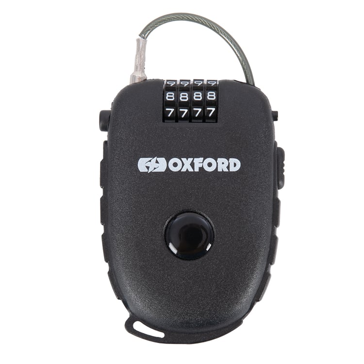 Oxford Retractable Combination Cable Lock