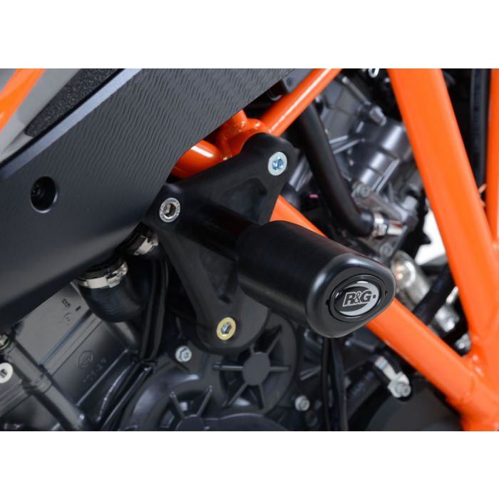 R&G KTM Superduke 1290 GT Black Aero Crash Protectors
