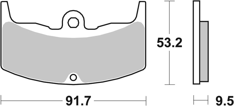 SBS Ceramic Front / Rear Brake Pads - 571HF