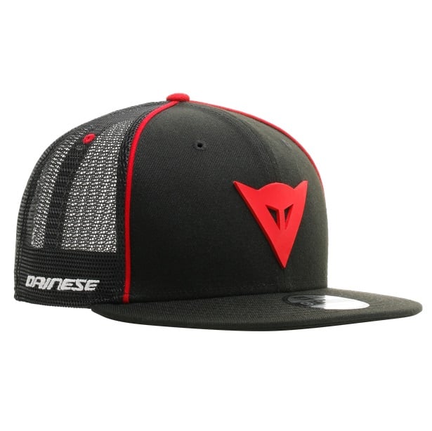 Dainese Casual 9Fifty Trucker Black/Red Snapback Cap