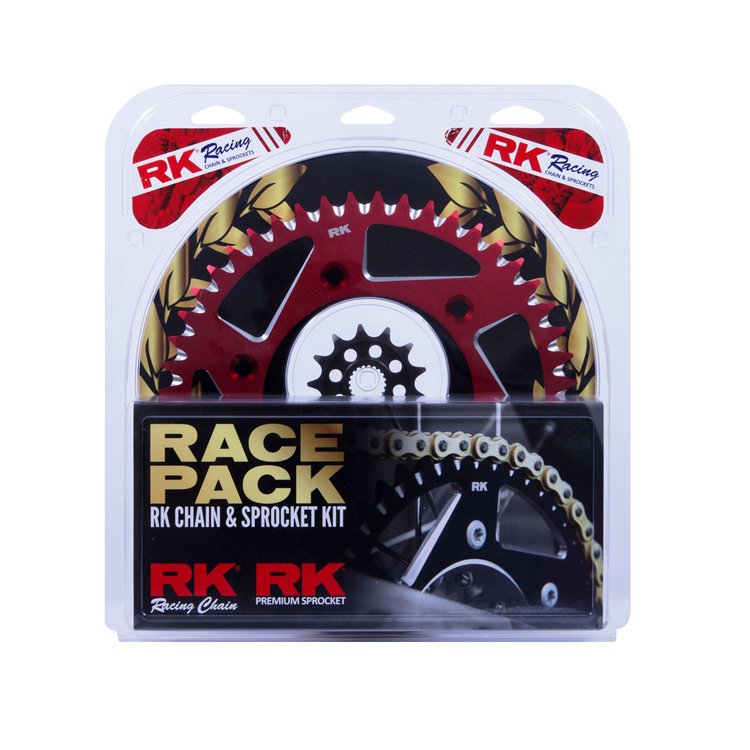 RK Pro Honda CRF450R 02-20 Gold/Red 13/50 Chain & Sprocket Kit