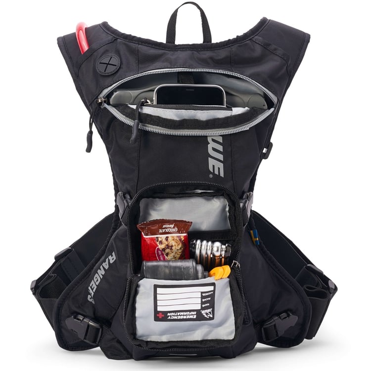 USWE Ranger 3L Black Hydration Backpack