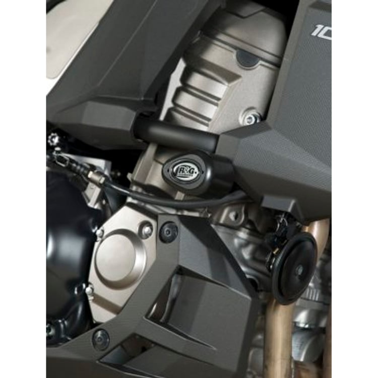 R&G Kawasaki Versys 1000 Black Aero Style Crash Protectors