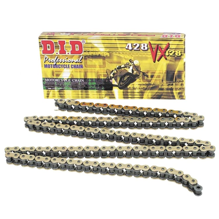 D.I.D 428VX (126) Clip Link Gold Chain