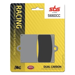 SBS Dual Carbon Classic Road Race Brake Pads - 566DCC