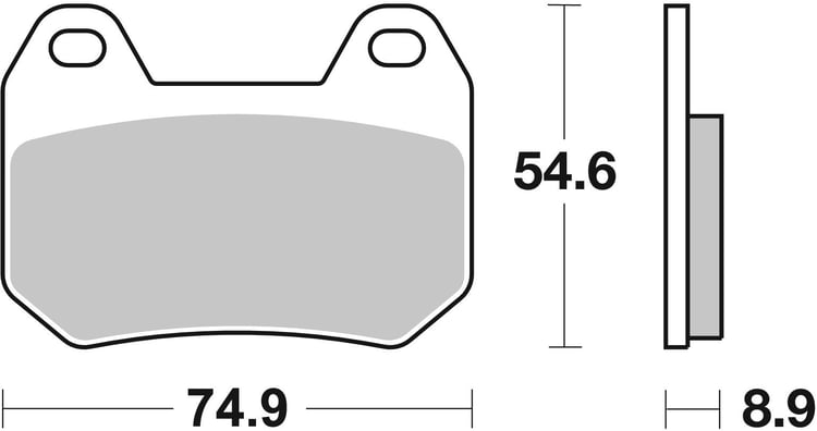 SBS Ceramic Front / Rear Brake Pads - 746HF