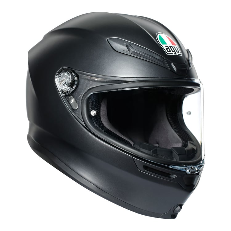 Matt black best sale motorbike helmet