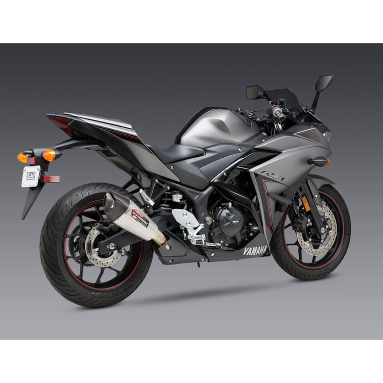 Yoshimura Yamaha YZF-R3 AT2 Stainless Steel Slip On Exhaust