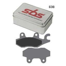 SBS Dual Sinter Racing Front Brake Pads - 638DS