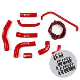 Eazi-Grip Yamaha YZF-R6 Red Silicone Hose and Clip Kit 