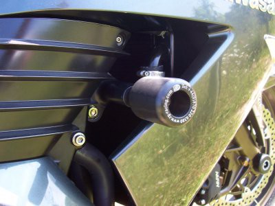 R&G Kawasaki ZZR1400 ZX Black Crash Protectors