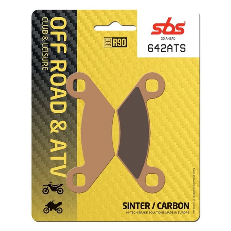 SBS Sintered ATV Front / Rear Brake Pads - 642ATS