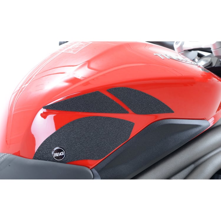 R&G Triumph Speed Triple 1050/Speed Triple S/R Clear Tank Traction Grip