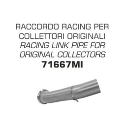 Arrow KTM RC390 Stainless Steel Link Pipe