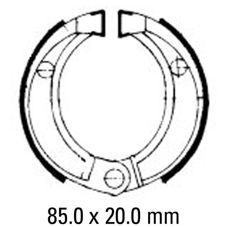 Ferodo FSB756 Brake Shoe Set