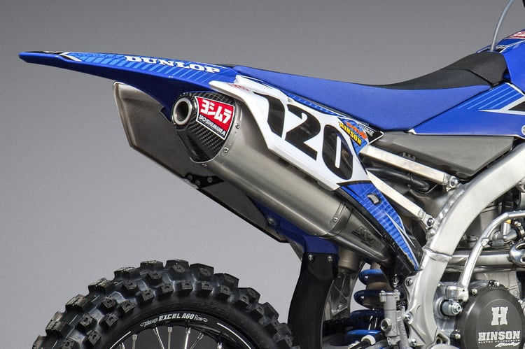 Yoshimura Yamaha RS-4 YZ450F (14-17)/FX (16-17)/WR450F (16-18) Stainless Slip-On Exhaust/Aluminum Muffler