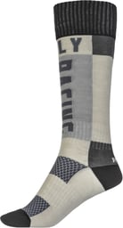 Fly Racing 2022 Thick Grey/Black Socks