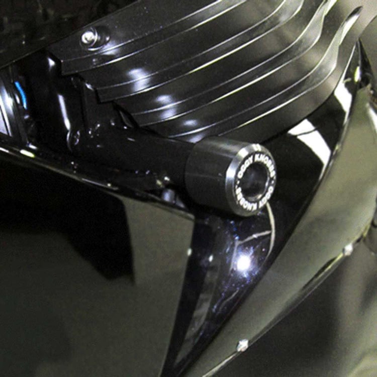 Oggy Knobbs Kawasaki ZX-14 06-11 Black Frame Slider Kit