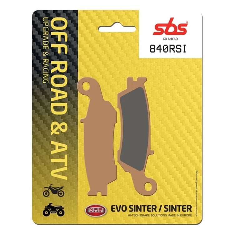 SBS Racing Offroad Front / Rear Brake Pads - 840RSI