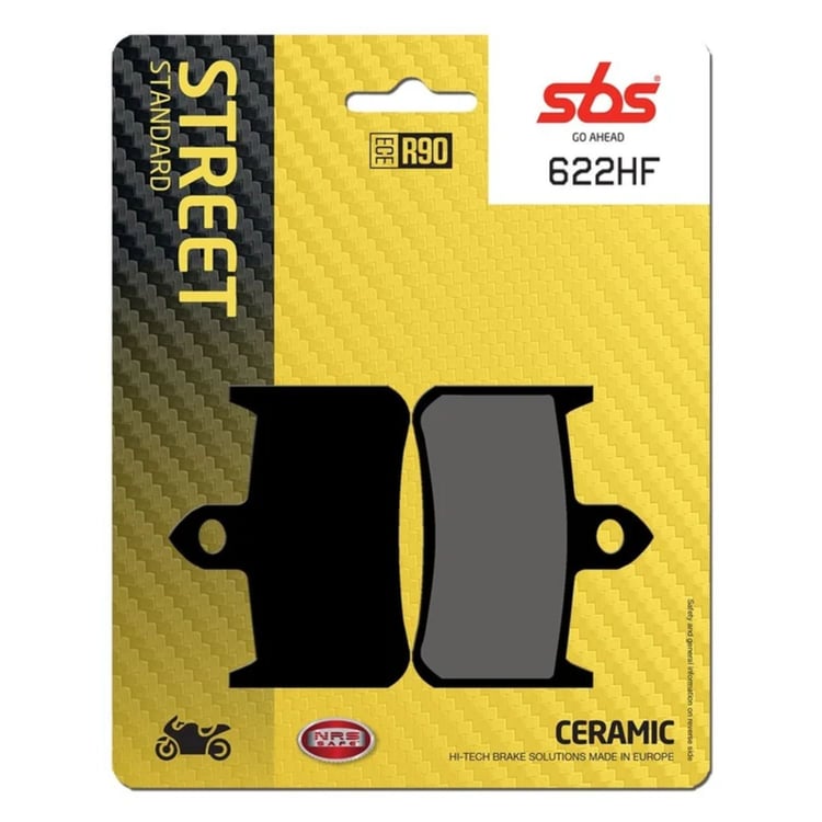 SBS Ceramic Front / Rear Brake Pads - 622HF