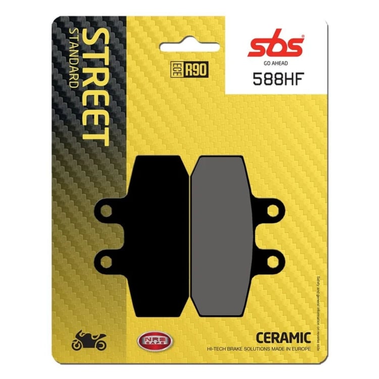 SBS Ceramic Front / Rear Brake Pads - 588HF