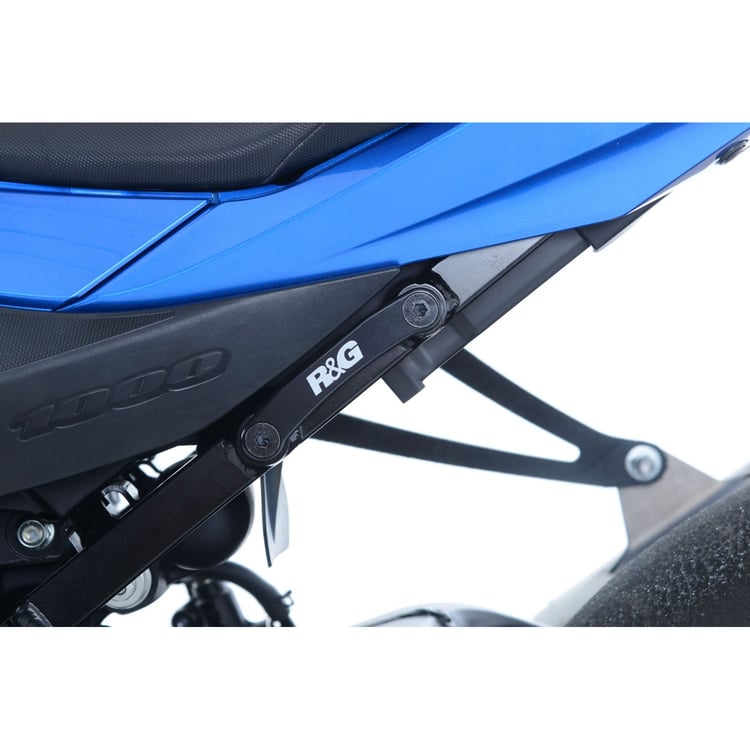 R&G Kawasaki Ninja 250/300 Black Rear Footrest Blanking Plates