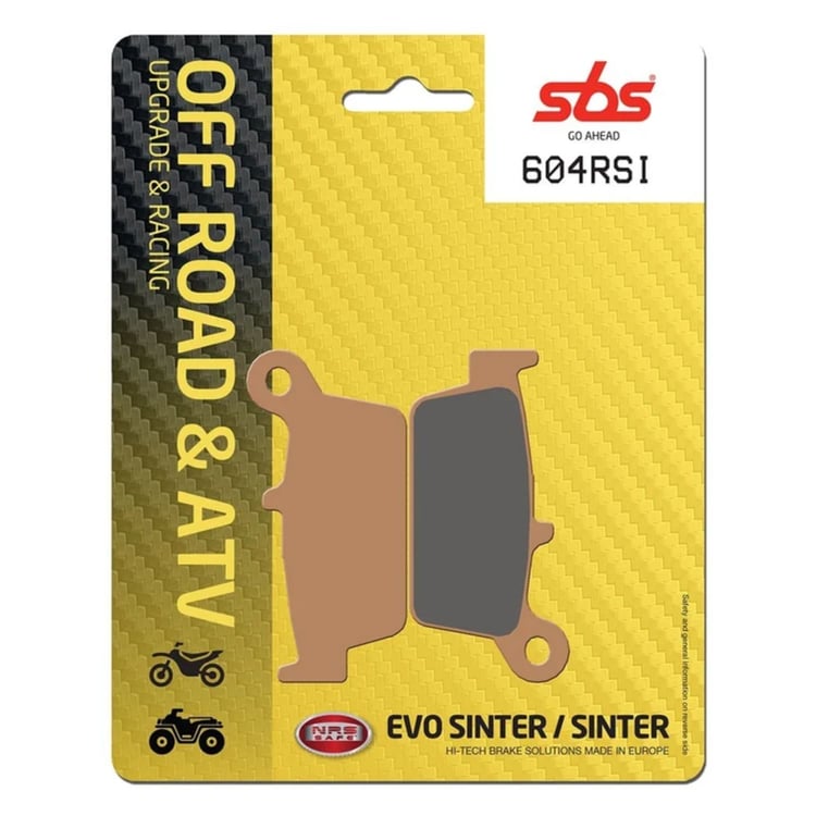 SBS Racing Offroad Front / Rear Brake Pads - 604RSI