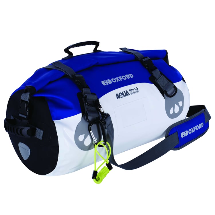 Oxford Aqua RB-50 White/Blue Roll Bag