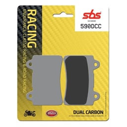 SBS Dual Carbon Classic Road Race Brake Pads - 590DCC