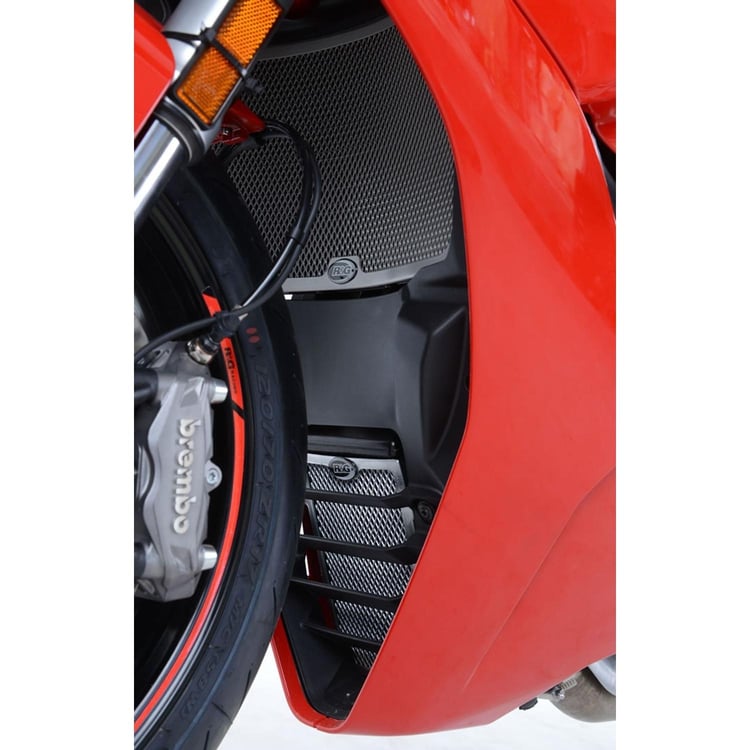 R&G Ducati Supersport/S 17-22 Black Radiator Guard