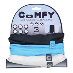 Oxford Comfy Blue/Black/Grey 3 Pack Neck Warmer