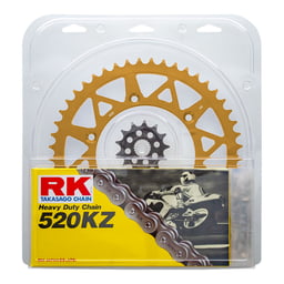 RK Lite Suzuki RMZ250 13-19 Gold 13/49 Chain & Sprocket Kit