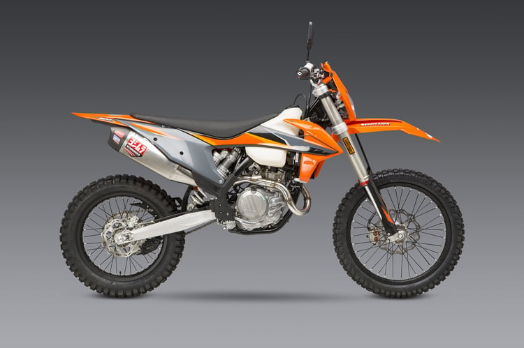 Yoshimura RS-12 KTM 500 EXC-F (2020-2021) / Husqvarna FE 501S (2020-2021) Stainless Full Exhaust/Aluminum Muffler