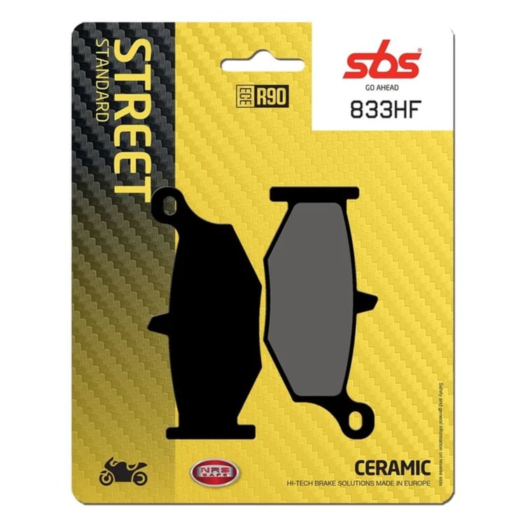 SBS Ceramic Front / Rear Brake Pads - 833HF