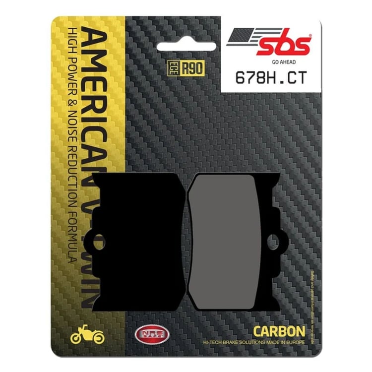 SBS HD Carbon Tech Road Front / Rear Brake Pads - 678H.CT