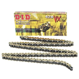 D.I.D 428VX Rivet Link Gold Chain