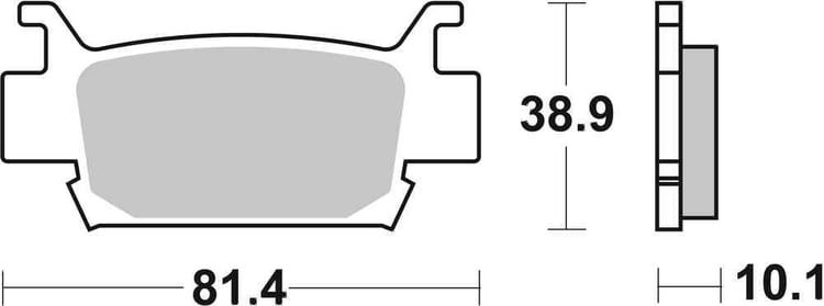 SBS Sintered Offroad Front / Rear Brake Pads - 829SI