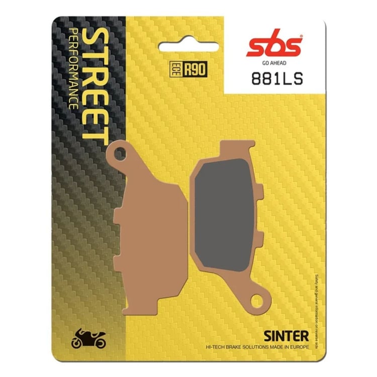 SBS Sintered Road Rear Brake Pads - 881LS