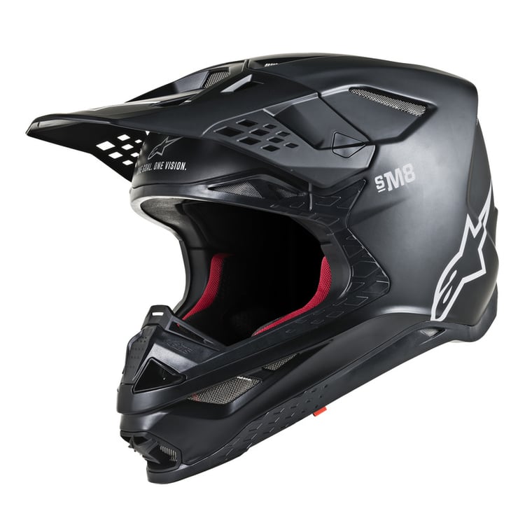 Alpinestars Supertech M8 Solid Matte Black Helmet