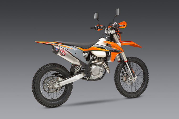 Yoshimura RS-12 KTM 500 EXC-F (2020-2021) / Husqvarna FE 501S (2020-2021) Stainless Full Exhaust/Aluminum Muffler