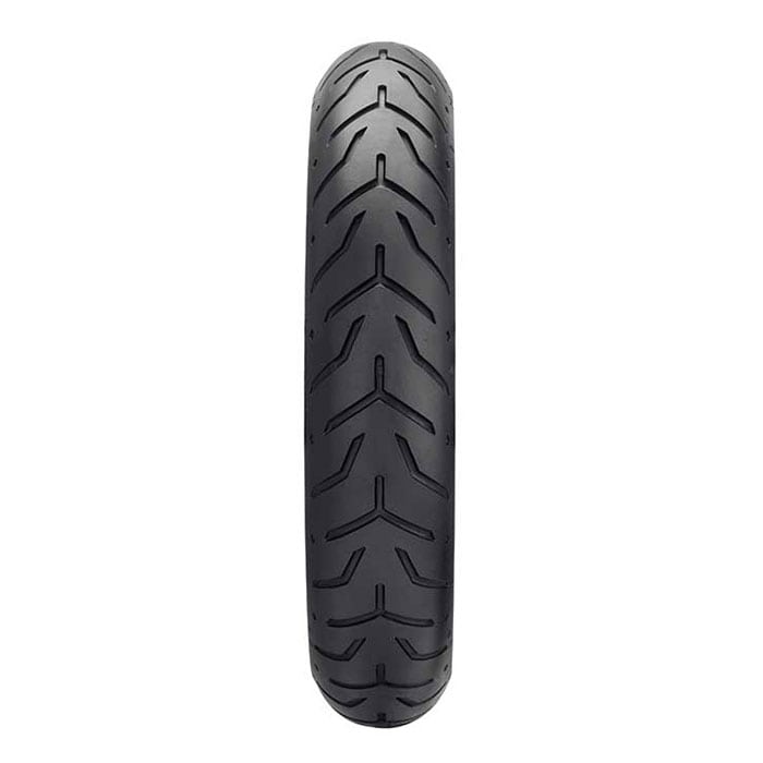 Dunlop D408 130/80HB17 Narrow Whitewall Front Tyre