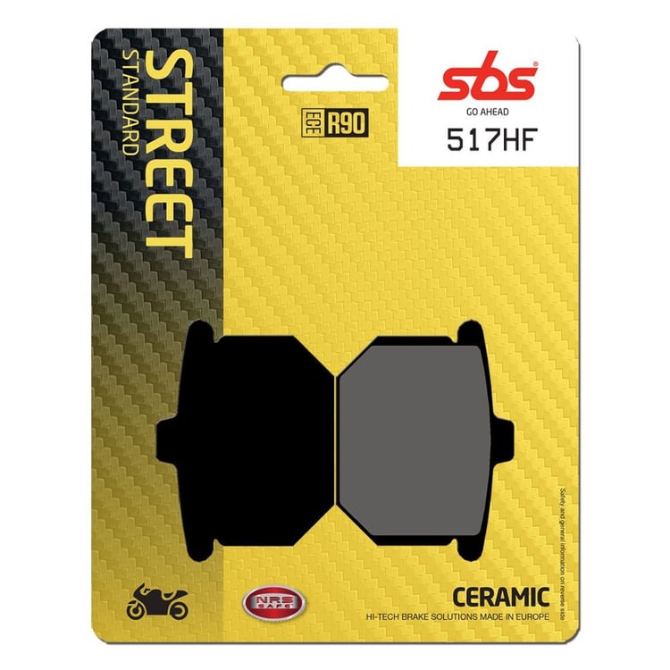 SBS Ceramic Front / Rear Brake Pads - 517HF