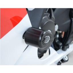 R&G Honda CBR300R Black Aero Crash Protectors (No Drill)