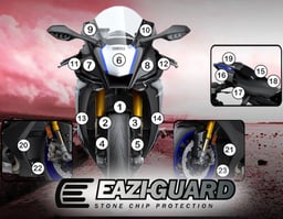 Eazi-Guard Yamaha YZF-R1M 2020 Matte Paint Protection Film