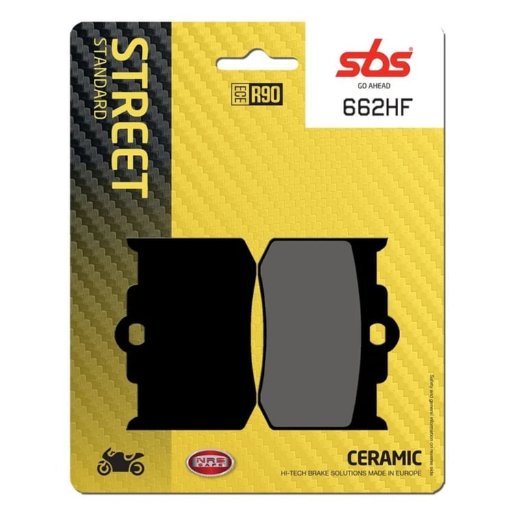 SBS Ceramic Front / Rear Brake Pads - 662HF