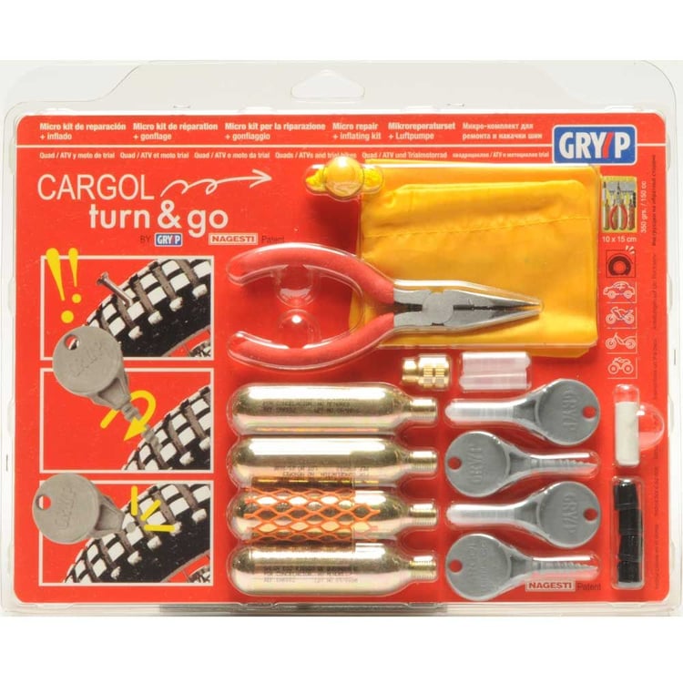 Cargol Turn & Go Off-Road Emergency Tyre Repair Kit LGE