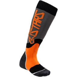 Alpinestars Youth MX Plus-2 Orange/Grey Socks